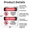 Signmission Boiler Room Bilingual, 18 in W x Rectangle, Aluminum OS-2PACK-DS-A-1824-VS-1048 - alternate 8